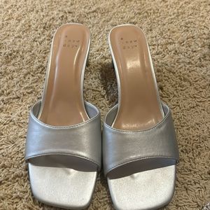 A new day silver heels